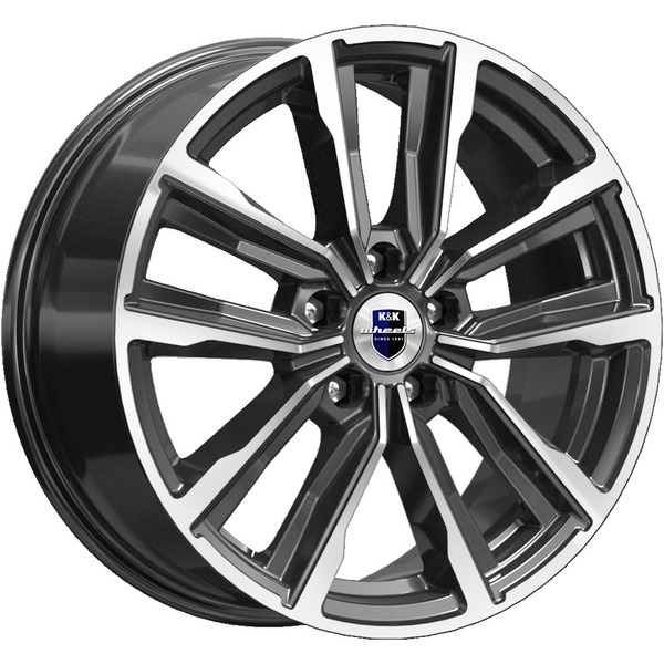 диски КиК ЛАЦИО 7,5xR17 5x114,3 67,1 40 алмаз_черный