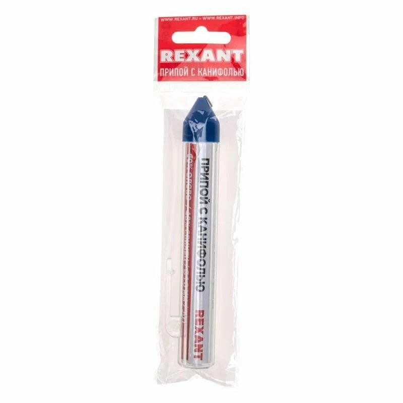 Припой с канифолью Ø1,0мм 20г (Sn60 Pb40 Flux 2.2%) REXANT